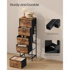 5-Drawer Fabric Dresser with Steel Frame, 66 lb Top Load Storage Organizer for Bedroom Closet - 2 of 4
