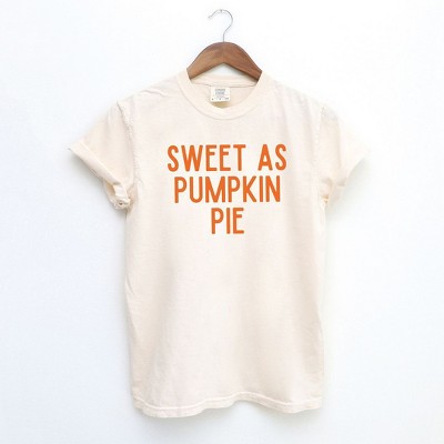 Simply Sage Market Women's Sweet As Pumpkin Pie Short Sleeve Garment Dyed Tee