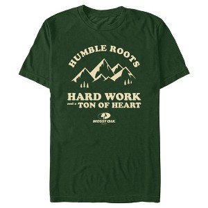 Men's Mossy Oak Humble Roots Hard Work and a Ton of Heart T-Shirt - 1 of 4