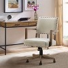 Debora Modern Task Chair Arm Chair for Living Room and Office Room  with Nailed Trims| KARAT HOME - 2 of 4