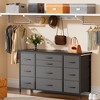 10 Drawer Dressers for Bedroom, Tv Stand Dresser for 55", Chests of Drawers with Power Outlet - 3 of 4