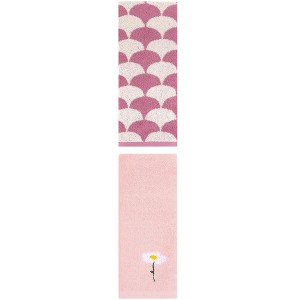 REGALWOVEN 2 Pack Soft Absorbent Cotton Hand Towel for Bathroom Home Decor - 1 of 4