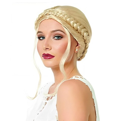 Costume Culture by Franco LLC Milkmaid Braided Blonde Adult Costume Wig - image 1 of 4