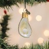 Old World Christmas Blown Glass Ornament for Christmas Tree, Gumdrops (Mini) Collection, Oyster with Pearl - 2 of 4