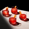 Viski Raye Crystal Negroni Glasses, Lowball Cocktail Glasses Premium Crystal Glassware, 8oz Tumbler Glasses Set of 4 - 2 of 4