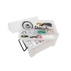 JEJ Astage Stackable Partitioned Containers Double Tier Suitable for Crafts Trinkets and Stationary with Movable dividers Large Clear - 4 of 4
