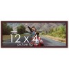 PosterPalooza | Panoramic Classic Modern Brown Frame - UV Acrylic, Foam Board Backing, Hanging Hardware - 3 of 4