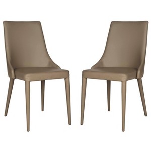 Summerset Side Dining Chair - Taupe (Set of 2) - Safavieh , Brown