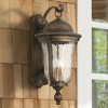 Minka Lavery Rustic Outdoor Wall Light Fixture Bronze Alder Silver 26 3/4" Clear Seedy Glass for Post Exterior Porch Yard Patio - 2 of 4
