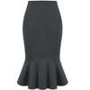 Hobemty Women's Office Fishtail Stretchy High Waist Bodycon Pencil Skirts - 2 of 4