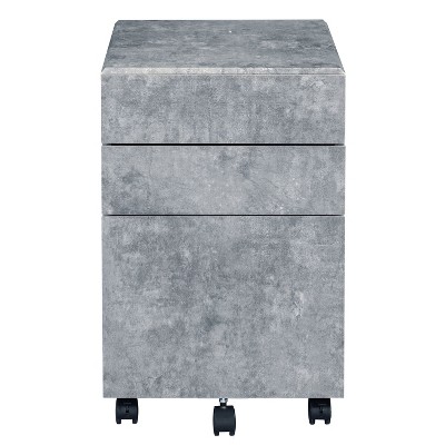 NicBex 3-Drawer File Cabinet Modern Mobile Under Desk Storage Filing Cabinet Office Cabinet for Home, Office Organization