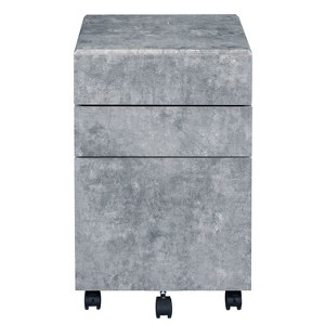 NicBex Mobile File Cabinet with Wheels,Modern Vertical Filing Cabinets with 3 Drawers ,Office Cabinet for Home, Office - 1 of 4