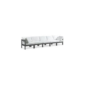 Meridian Furniture,Nizuc Water Resistant Fabric Outdoor Patio Modular Sofa - 1 of 4