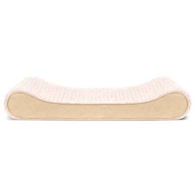 Large Cream Orthopedic Foam Outdoor Pet Bed