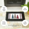 Evergreen Mixed Print Christmas Trees Sassafras Switch Puzzle Mat 11.5 x 10 Inches Indoor and Outdoor Decor - 3 of 4