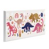 Stupell Industries Happy Whimsical Dinosaurs with Rainbow Florals, 17" x 7" - 3 of 4