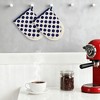 REGALWOVEN Soft Cotton Oven Mitts, Heat Resistant Cooking Gloves, Flexible Gripping for Baking, Kitchen Mitts Set - 3 of 4