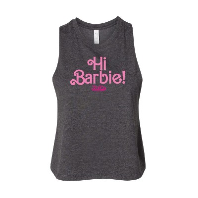 Women's - Barbie - Hi Barbie Graphic Racerback Tank