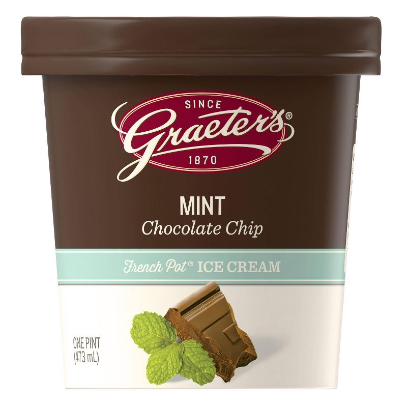 Graeter&#39;s Mint Chocolate Chip Ice Cream - 16oz, 4 of 5