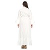 L I V D Women's Poplin Bell Sleeve Top and Maxi Skirt Set - 3 of 3