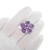 Unique Bargains Floral Pin Back Shoe Accessories 2 Pcs - 3 of 4