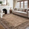 Nasitip Low Pile Bohemia Area Rug:Easy-Clean, Skid-Resistant Washable Carpet for Living Room, Bedroom - 2 of 4