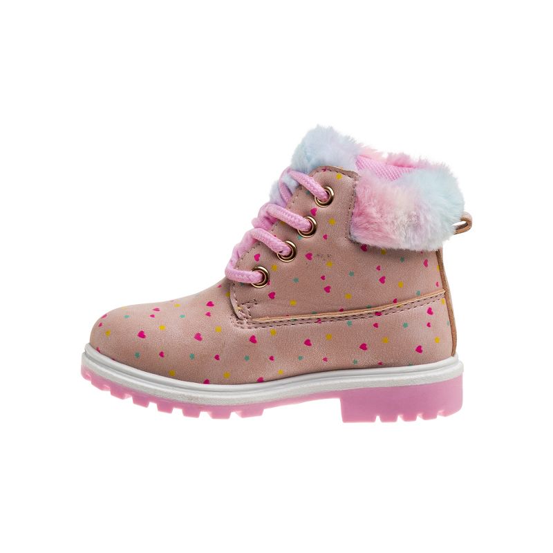 Beverly Hills Polo Club Toddler Girls Lace-Up Boots, 2 of 6