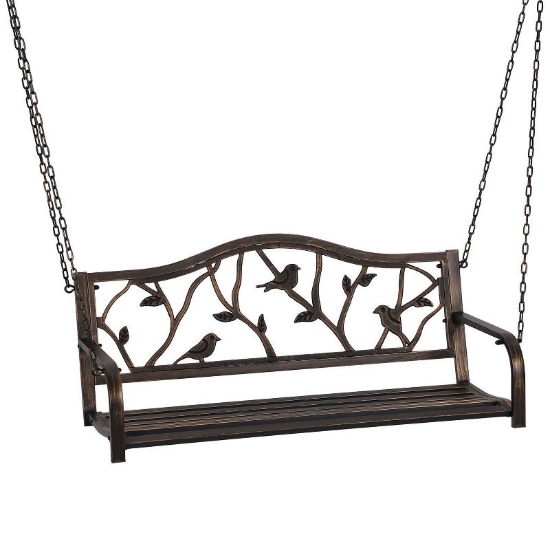 Two Seat Porch Swing with Hanging Chains - Captiva Designs, 2 of 11