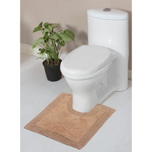 Home Weavers Luxury Collection 100% Cotton Tufted Bathroom Rug, Non-Slip Latex Bath Rug - 1 of 4