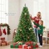 Tangkula 7 FT Pre-lit Artificial Christmas Tree Hinged Xmas Tree w/ 990 Branch Tips 1000 Warm White LED Lights 7 Lighting Modes & Folding Metal Stand - 4 of 4