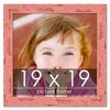 PosterPalooza | Square Shabby Chic Pink Picture Frame - UV Acrylic, Foam Board Backing, Hanging Hardware - 2 of 4