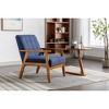 CAVINAS Upholstered Accent Chair with Armrest,Modern Arm Chairs with Feet for Bedroom,Reading Room - 4 of 4