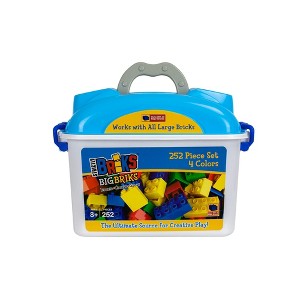Strictly Briks Toy Building Blocks For Kids and Toddlers, Big Bricks Set with Large Pegs, Compatible with All Major Brands- 252 Pieces - 1 of 4