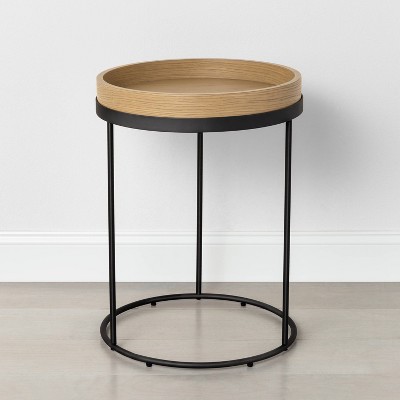 Target metal store end table