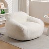 CAVINAS Teddy Bean Bag Chair for Adults/Kids,Lazy Bean Bag Sofa with Memory Foam Filler for Living Room,Bedroom,Office - 2 of 4