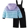 Rothschild Little/Big Girls' Ski Jacket and Snowbib Snowsuit Sets - 2 of 3