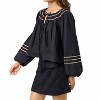 Women's Nolani Puff Sleeves Top - lalavon - 4 of 4