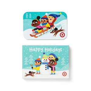 Sledding Kids Target Gift Card + Free Gift Box - 1 of 3