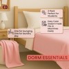 Continental Bedding 2 Pack Microplush Bed Blanket - Twin/Twin XL Size - Dorm Essentials - 50x70 Inch - 2 of 4