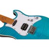 Flight Pathfinder Solid Body Baritone Electric Ukulele Ocean Blue - 4 of 4