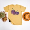 Simply Sage Market Women's Colorful Pumpkins Short Sleeve Garment Dyed Tee - 3 of 4