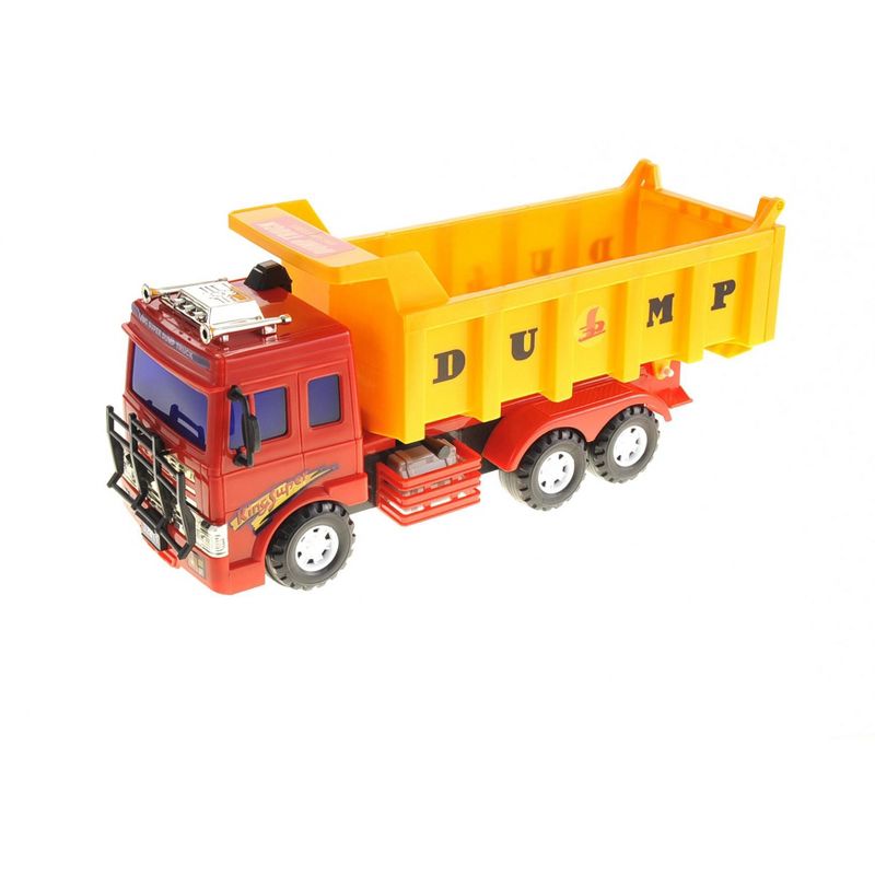 Link Worldwide Ready! Set! Play! Big Dump Construction Truck Toy With Pull Back Power For Kids, 1 of 7