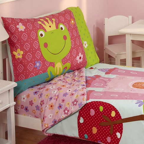 Fairytale Toddler Bedding Set 4pc Frog, Princess And The Frog Bedding Set Full Size