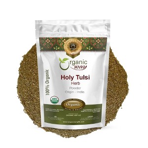 Organic Holy Tulsi Herb Powder 1 Lbs - 1 of 4