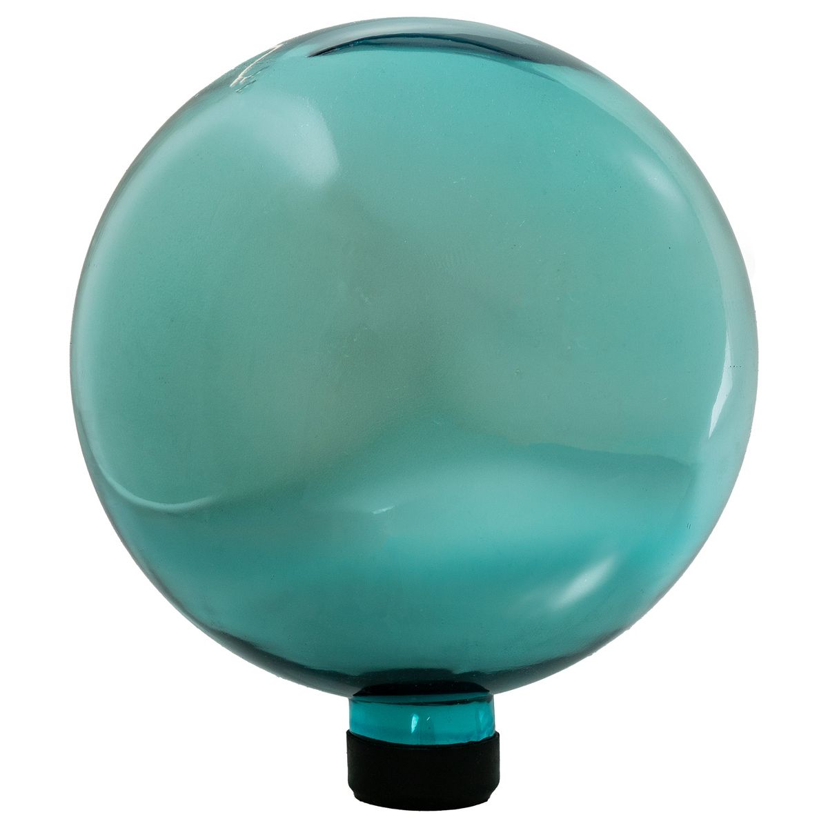Sunnydaze Indoor/Outdoor Reflective Mirrored Surface Garden Gazing Globe Ball with Stemmed Bottom and Rubber Cap - 10" Diameter