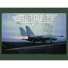Juniors Womens Top Gun Fighter Jet Ready for Takeoff Distressed Festival Muscle Tee - 2 of 4