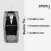 Waterproof Travel Garment Bag, Large Carry On Hanging Suit Luggage, Wrinkle-Free for Shirts Dresses - 2 of 4