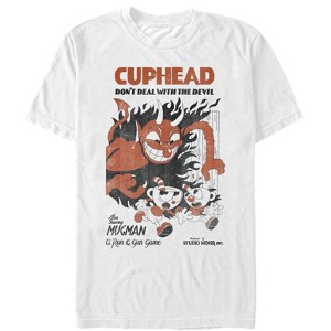 Men's Cuphead Retro Devil Deal T-Shirt - 1 of 4