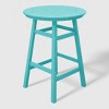 WestinTrends Malibu 35" All Weather HDPE Outdoor Patio Round Counter Height Bistro Table With Umbrella Hole - 4 of 4