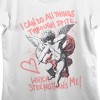 I Can Do All Things Through Spite Which Strengthens Me Women’s White Crew Neck Short Sleeve T-shirt - image 2 of 3